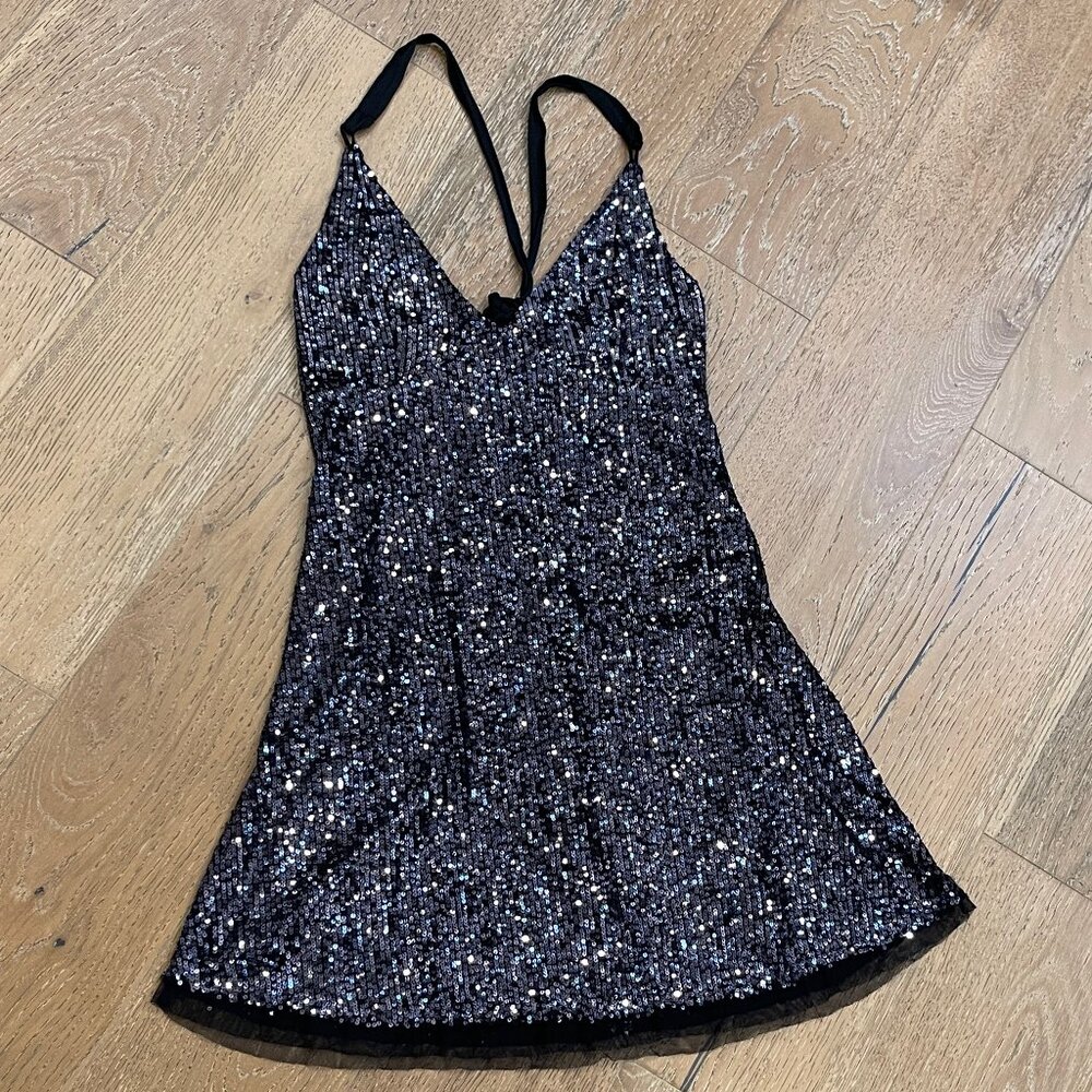 Intimately Free People Sparkly Dress with Fringe - Size Small